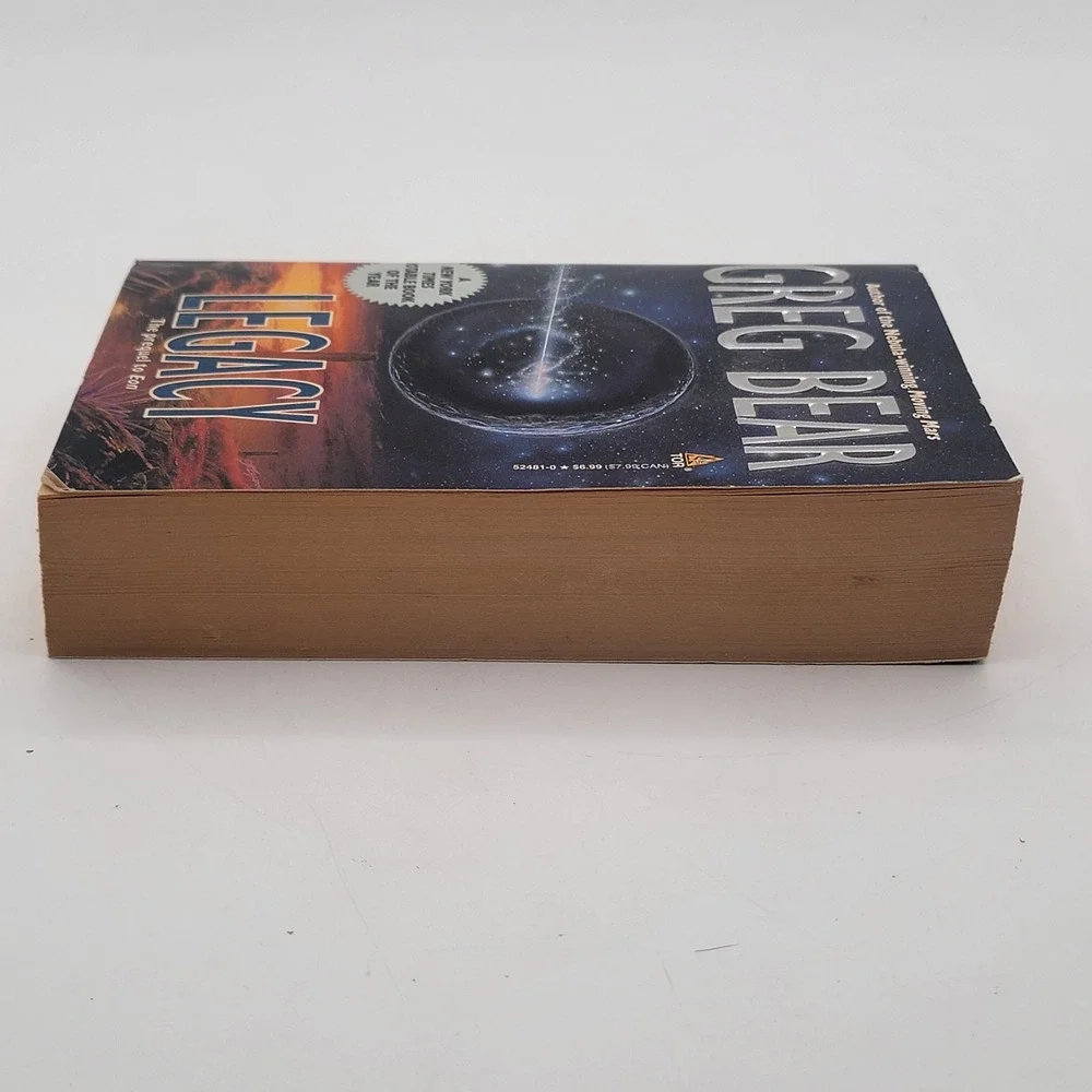 Greg Bear Legacy Mass Market Paperback 1996 Prequel to Eon‎ Good